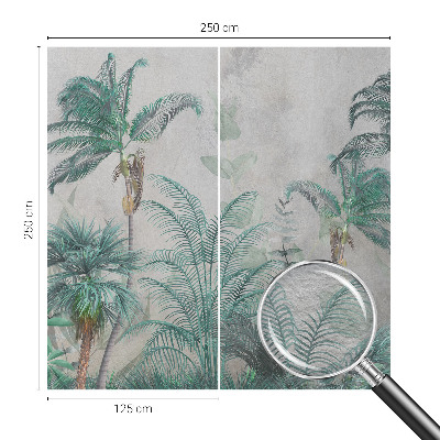 Modern wall mural for living room Exotic oasis
