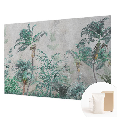 Modern wall mural for living room Exotic oasis