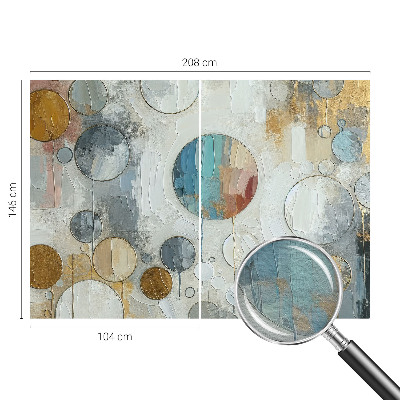 Photo wall mural Geometric circles