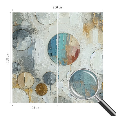 Photo wall mural Geometric circles