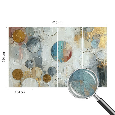 Photo wall mural Geometric circles