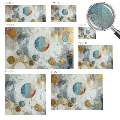 Photo wall mural Geometric circles