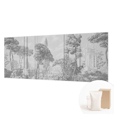 Wall mural for living room with an atmospheric nature motif