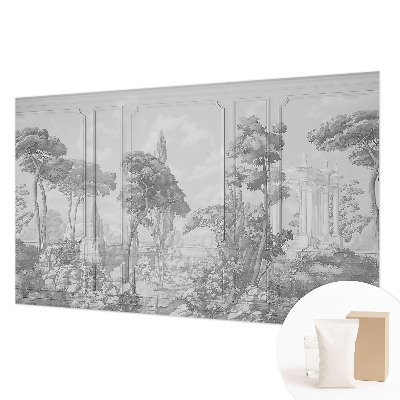 Wall mural for living room with an atmospheric nature motif
