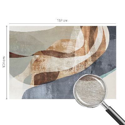Large wall mural wallpaper with an abstract composition design