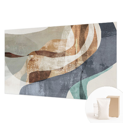 Large wall mural wallpaper with an abstract composition design
