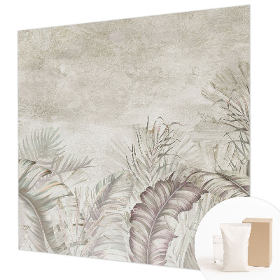 Modern wall mural for bedroom Decorative leaves