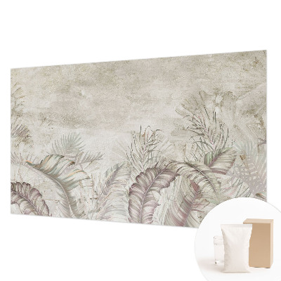 Modern wall mural for bedroom Decorative leaves