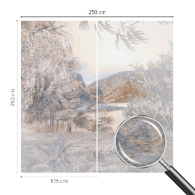 Custom size wall mural featuring the artwork 