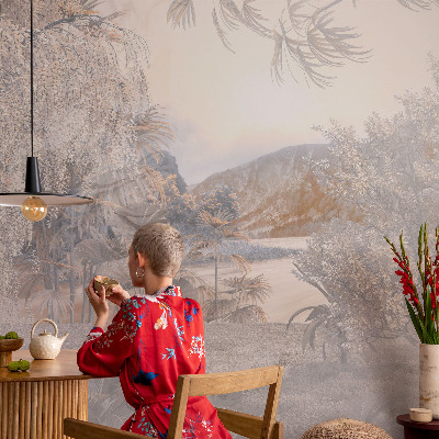 Custom size wall mural featuring the artwork 