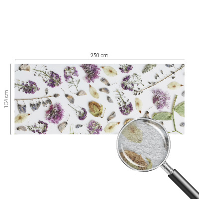 High quality photo wallpaper with a dried flowers motif