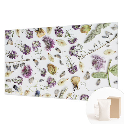 High quality photo wallpaper with a dried flowers motif