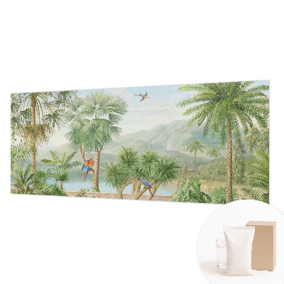 High quality wall mural wallpaper with an exotic landscape design