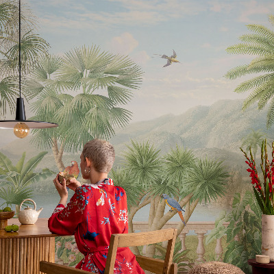 High quality wall mural wallpaper Exotic landscape