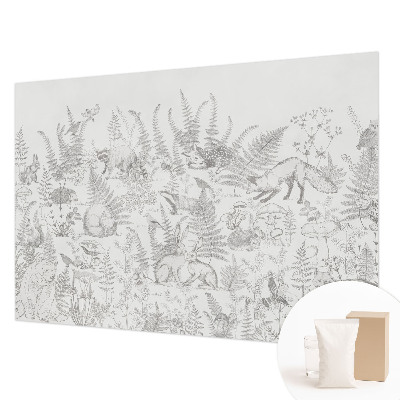 Premium photo wallpaper Forest animals