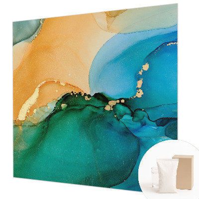 Photo wallpaper Colorful waves