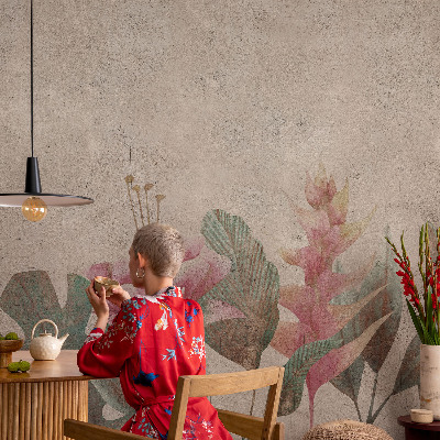 Photo wall mural Subtle flora