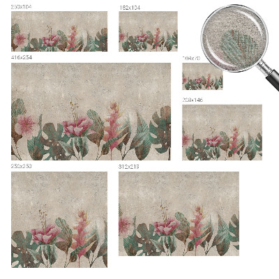 Photo wall mural Subtle flora