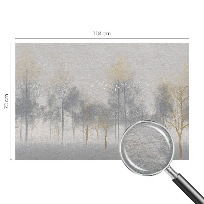 Wall mural for living room Forest harmony