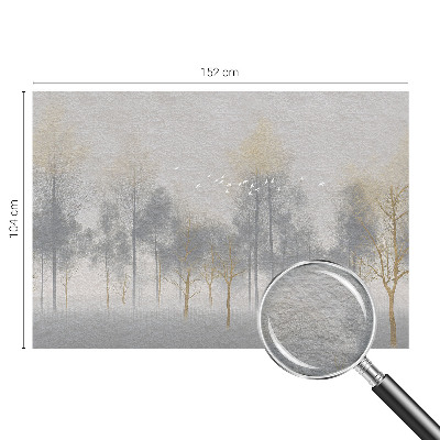 Wall mural for living room Forest harmony