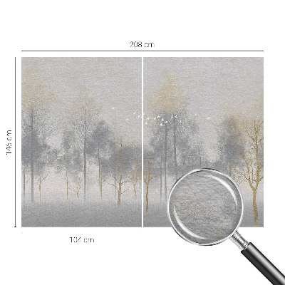 Wall mural for living room Forest harmony