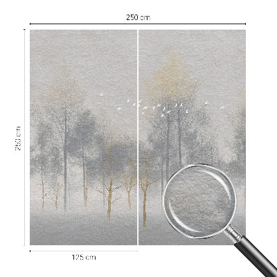 Wall mural for living room Forest harmony