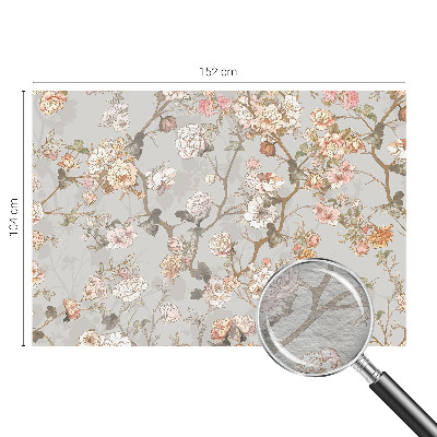 Wall mural for bedroom Romantic pattern
