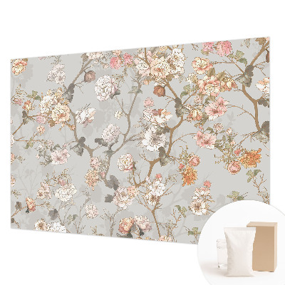 Wall mural for bedroom Romantic pattern