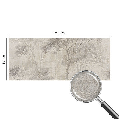 Wallpaper mural for living room in a stylish harmonious design