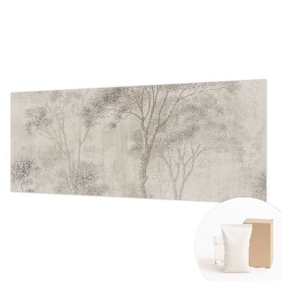 Wallpaper mural for living room in a stylish harmonious design