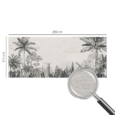 Large wall mural Tropical scenery