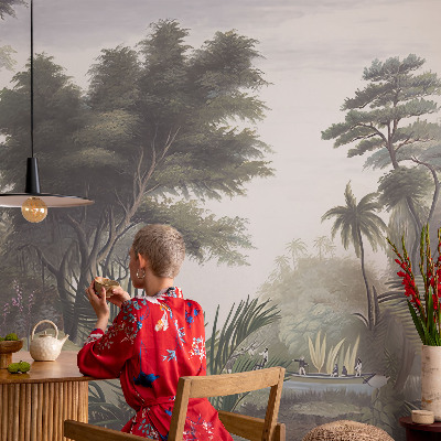 Custom size wall mural Exotic landscape