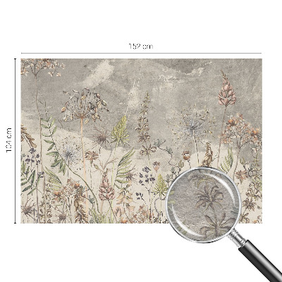 Custom size wall mural Wild plants