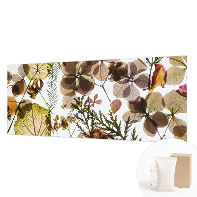 Modern wall mural for bedroom with a natural composition