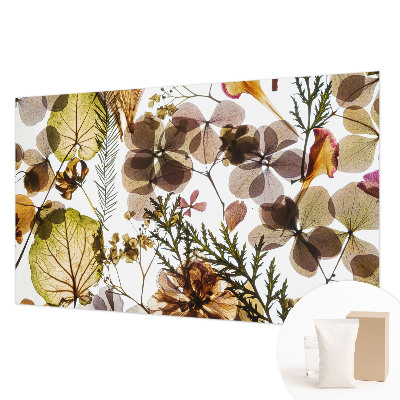 Modern wall mural for bedroom with a natural composition