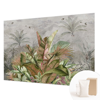 High quality photo wallpaper with an exotic jungle motif