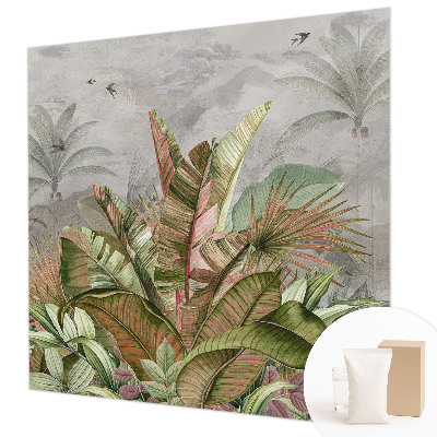 High quality photo wallpaper with an exotic jungle motif