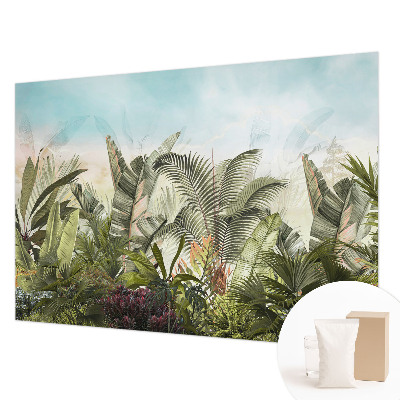 Modern wall mural for living room Tropical paradise