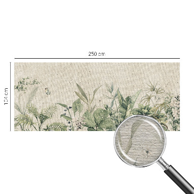 Premium photo wallpaper with a tropical jungle motif