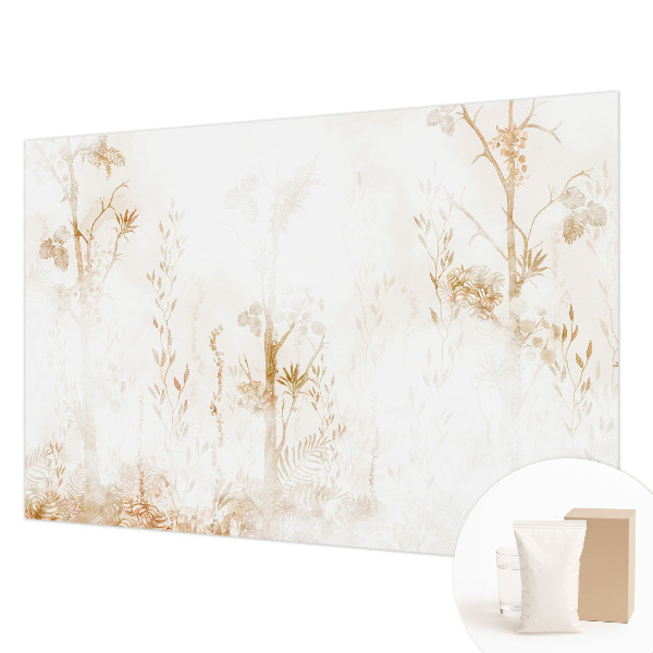 Non-woven photo wallpaper with a botanical elegance design