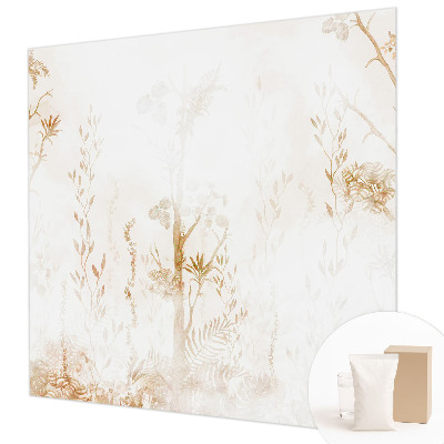 Non-woven photo wallpaper with a botanical elegance design