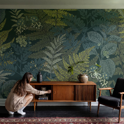Photo wallpaper Green elegance