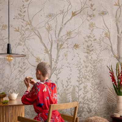 Wall mural for bedroom A forest corner
