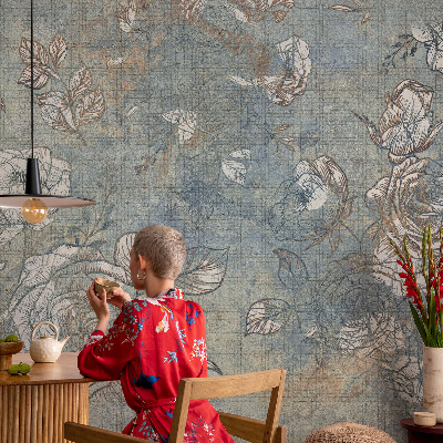 Bedroom wall mural wallpaper Romantic roses