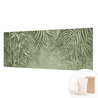 Large wall mural wallpaper with a bamboo paradise design