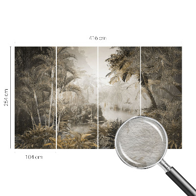 Modern wall mural Tropical forest