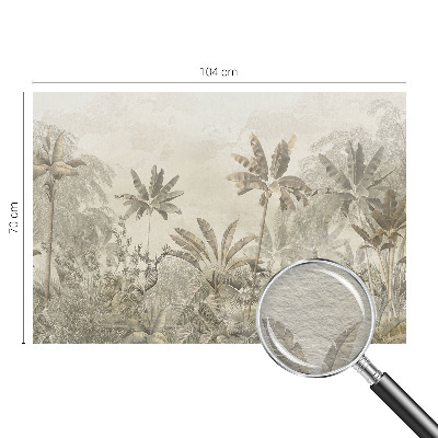 Custom size wall mural Tropical jungle