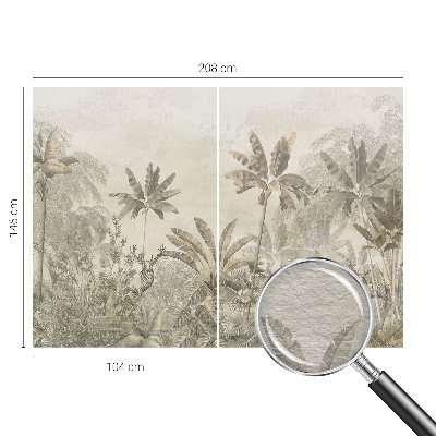 Custom size wall mural Tropical jungle
