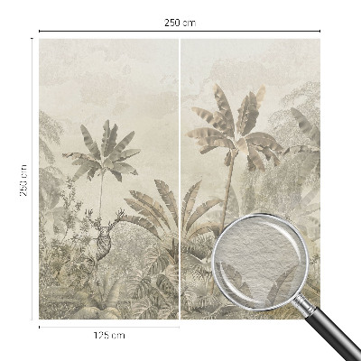 Custom size wall mural Tropical jungle