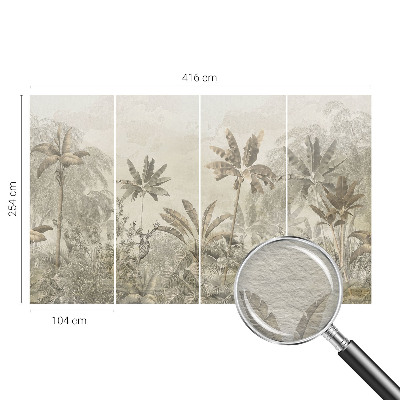 Custom size wall mural Tropical jungle